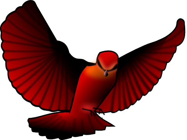 Red Bird Clip Art at Clker.com - vector clip art online, royalty free