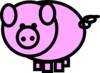 Pink Pig Clip Art