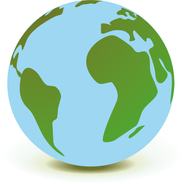 earth globe clipart vector - photo #8