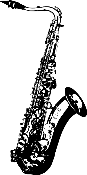 classical music clipart. Saxophone Music clip art