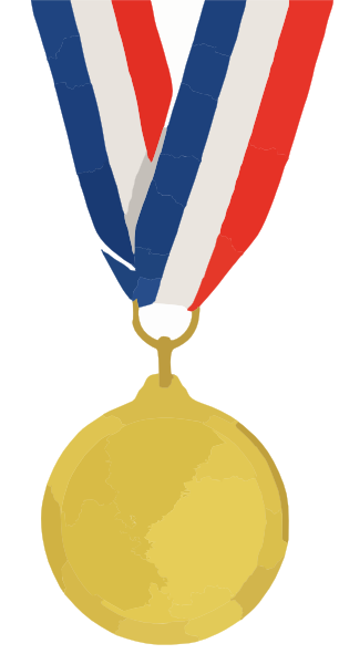 gold medals clipart - photo #3