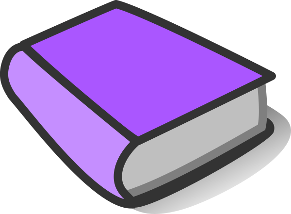 Purple Book Reading Clip Art at Clker.com - vector clip art online, royalty  free & public domain
