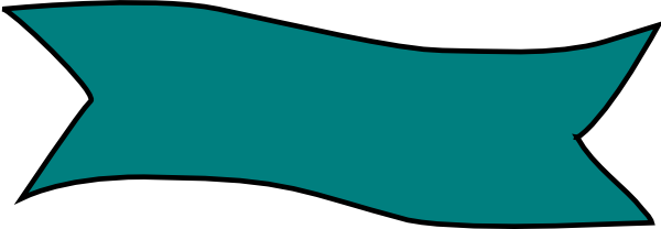 Teal Banner Clip Art at Clker.com - vector clip art online, royalty