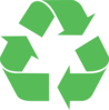 Recycling Symbol Light Green Clip Art