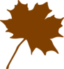 Brown Leaf Clip Art