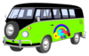 Pacman Camper Van Clip Art