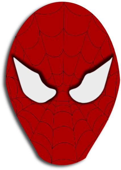 Spiderman Face Clip Art at Clker.com - vector clip art online, royalty