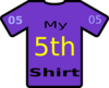 My 5th Shirt Clip Art