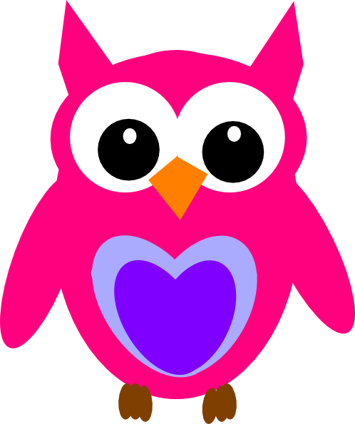 clip art pink owls by tracyanndigitalart - photo #16