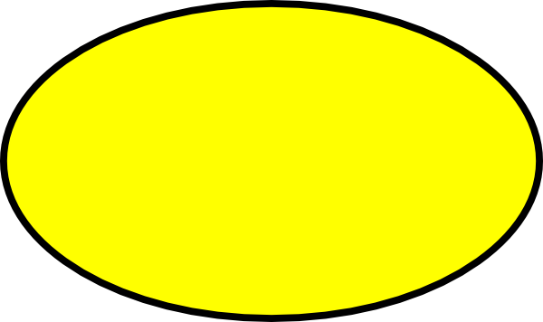 yellow oval clipart - photo #5
