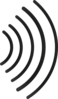 Radio Waves (hpg) 3 Clip Art