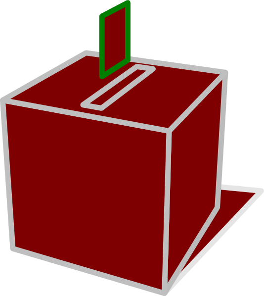 free clipart voting box - photo #13