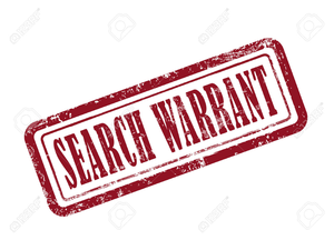 Search Warrant Clipart Image
