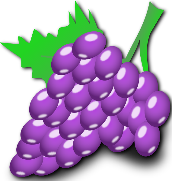 Grapes Clip Art at Clker.com - vector clip art online, royalty free