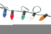 Christmas Light String Clipart Image