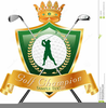 Golf Tournament Clipart Image