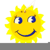 Free Smiley Sun Clipart Image