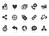 0086 Social Communication Icons Xs Image