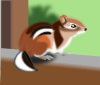 Cute Chipmunk Clip Art