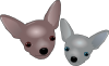Two Chihuahuas Clip Art