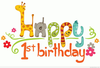 Happy Birthday Music Notes Clipart Image