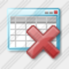 Icon Table Delete 2 Image