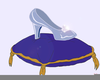 Cinderellas Glass Slipper Clipart Image