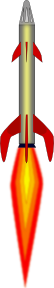 Rocket Spacecraft  Clip Art