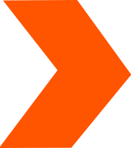 Orange Construction Arrow Clip Art