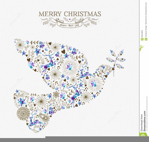 Clipart Christmas Dove | Free Images at Clker.com - vector clip art ...