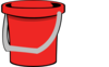 Red Bucket Clip Art