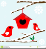 Free Christmas Cardinal Clipart Image