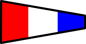 International Maritime Signal Flag 3 Clip Art