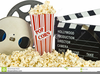 Popcorn And Movies Clipart Image