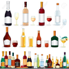 Free Clipart Of Liquor Bottles Image