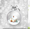 Christmas Snow Globe Clipart Image
