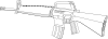 Automatic Gun 4 Clip Art