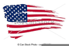 Royalty Free American Flag Clipart Image