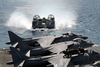 A Landing Craft Air Cushion (lcac) Assigned To Assault Craft Unit Five (acu-5) Enters The Well Deck Of The Amphibious Assault Ship Uss Essex (lhd 2). Image