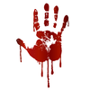 Bloody Handprint Clipart Image