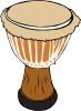 Djambe Drum Clip Art