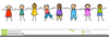 Free Clipart Stick Figure Children Image