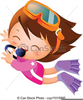 Snorkeling Clipart Image