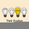 Think Positive Clipart Image