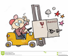 Lift Truck Accident Clipart Image