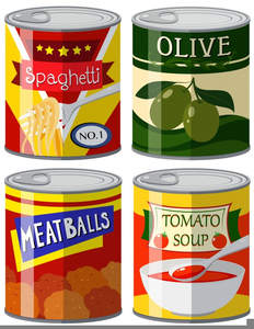 Free Clipart Cans Of Food Image