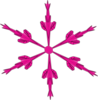 Pink Flake Clip Art