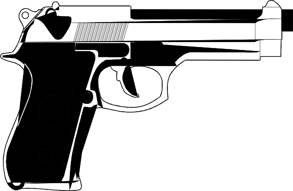 Handgun Clip Art at Clker.com - vector clip art online, royalty free