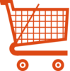 Orange Shopping Cart Clip Art