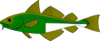 Fish Green  Clip Art